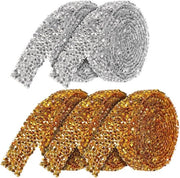 Strass Band Glanzente Mesh Folie Autoadesiva 5 metri per Arte e Artigianato