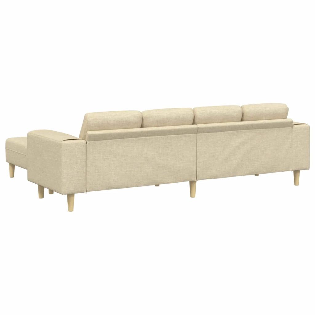 Divano per Soggiorno 3 pcs Crema Poliestere 3335118