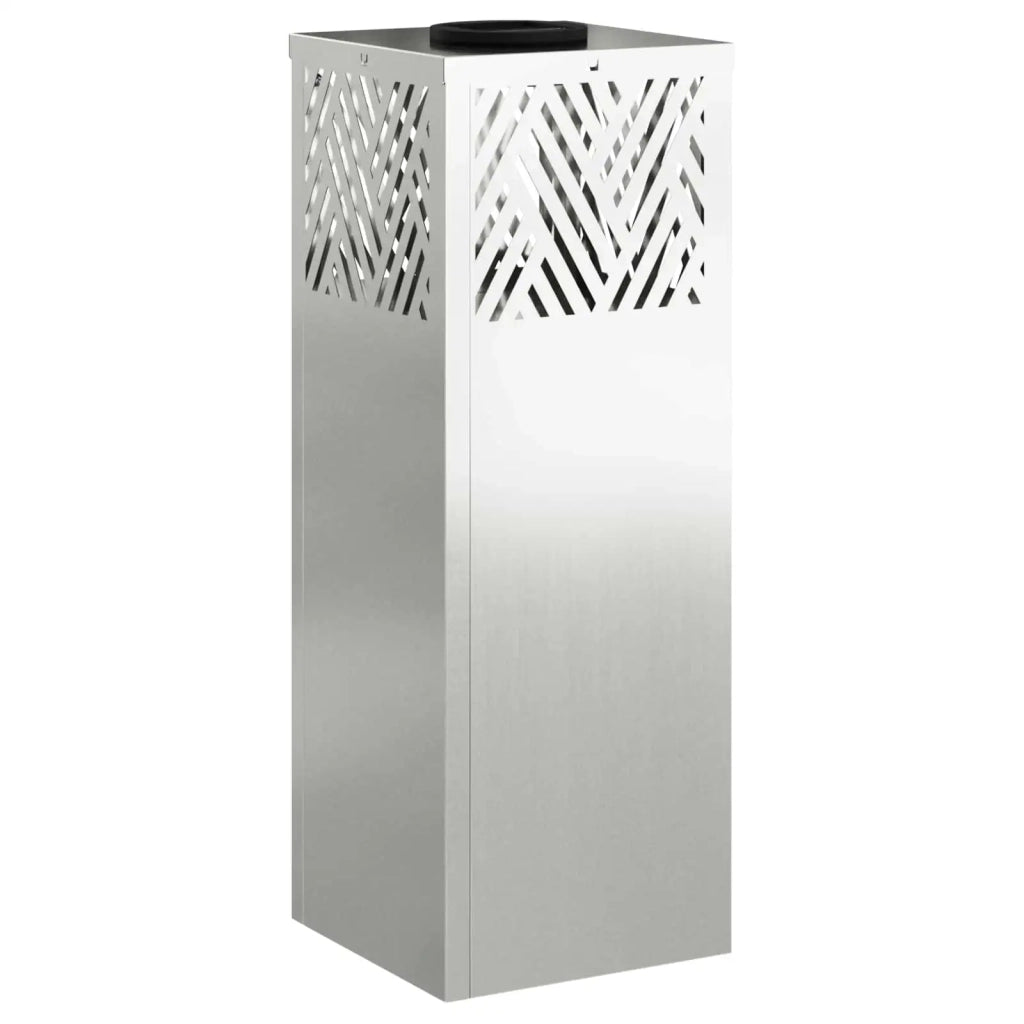 Faro LED solare per sentieri 2 pz Argento Zincato CFW4716185