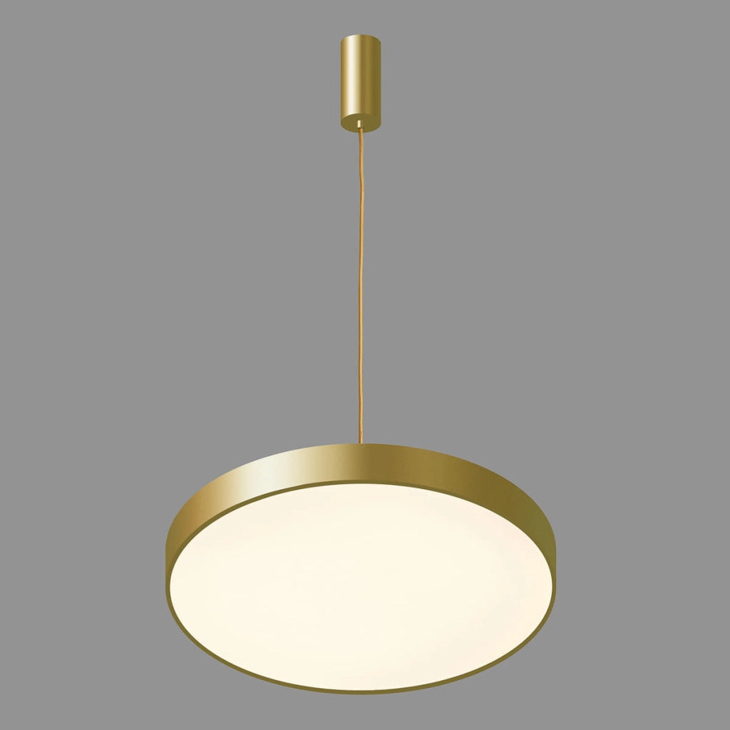 Lampadario Italux Orbital LED oro sabbiato 40 cm 3000K