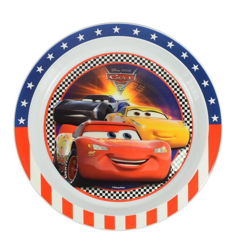 PIATTO PIANO PER BAMBINI CON CARS DIAMETRO 21 CM