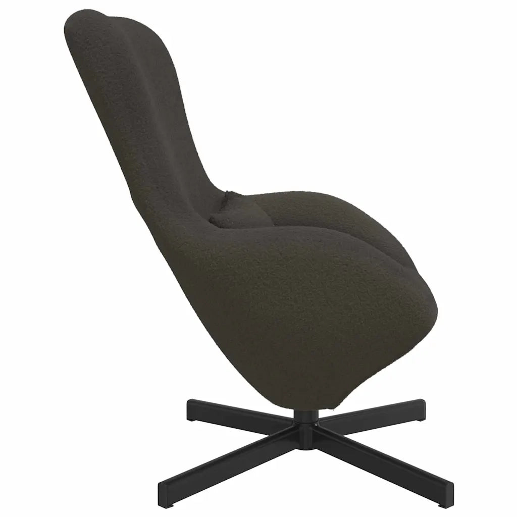 Divano Sedia-Poltrona uovo Grigio scuro 63 x 73 x 90 cm Tessuto 837996