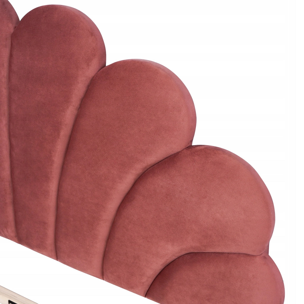 Letto 140x200 - Xylo - Testiera in velluto per ospiti