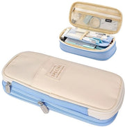 Etui per ragazze e adolescenti, portafoglio carino, portafoglio con grande capacità, portafoglio in materiale duraturo, portafoglio con chiusura a righello, borsa perfetta per la scuola e l'ufficio.