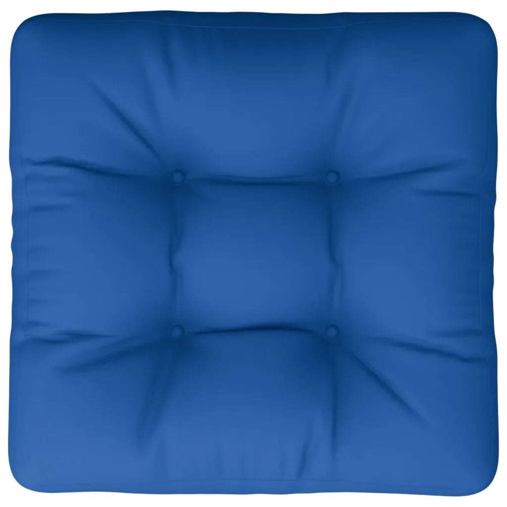 Cuscino per Pallet Blu Reale 60x60x12 cm in Tessuto