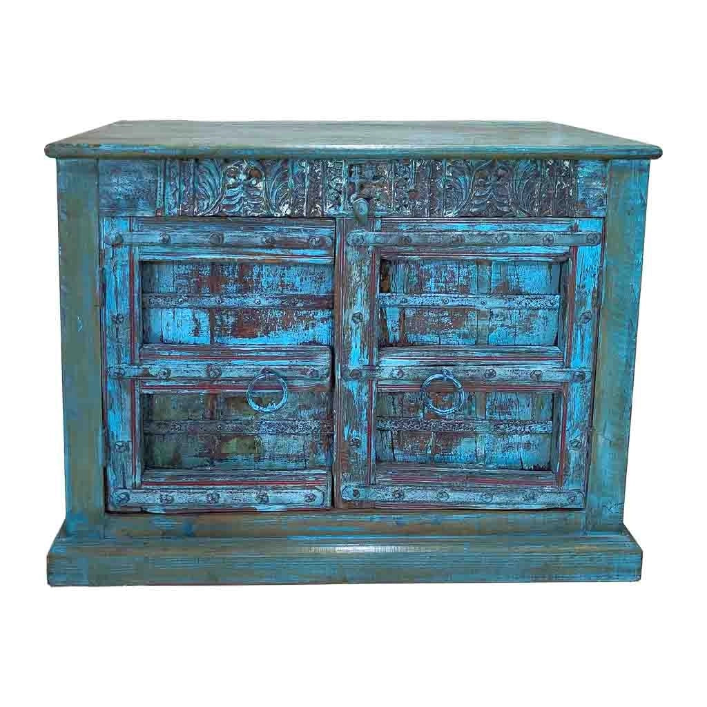Credenza in legno fatta a mano 117x50x89h cm
