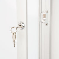 Bacheca con Apertura a Battente 52,1x69,6x2,3 cm in Alluminio Silver