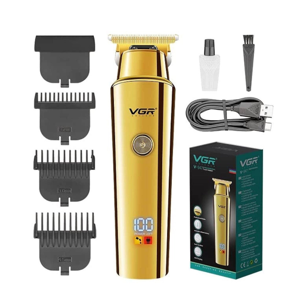 Trade Shop - Tagliacapelli Uomo Taglia Capelli Macchinetta Professionale Ricaricabile Vgr 947 -