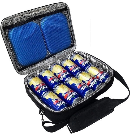 Koelbox per slancio per 10 bottiglie - con 2 confezioni di ghiaccio gratuite - ideale per trasportare birra in zaino