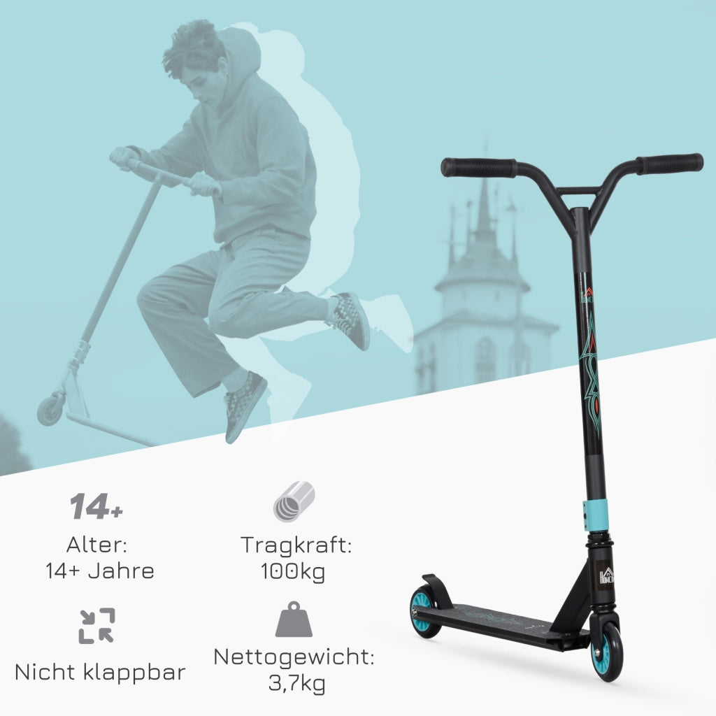 Monopattino Freestyle Pro ¨C Xylo ¨C Alluminio Verde per Trick e Stunt