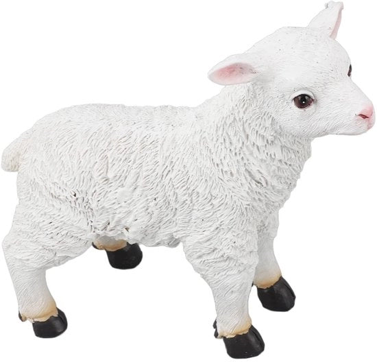 Decorazione con figura di agnello in scultura - Stante - Per interni/esterni