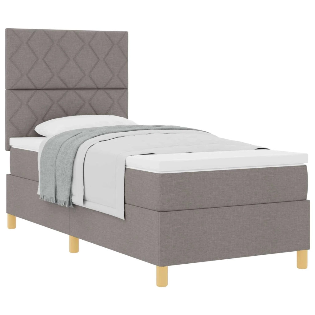 Letto a molle con materasso Talpa 90 x 200 cm Tessuto 3339669