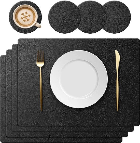 Set di assorbenti per tavolo - Accessori da tavola - Assorbenti per tavolo - Assorbenti per tavolo resistenti al calore - Anti-slip - Sostegni per tavolo - Rimovibili