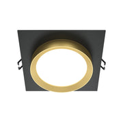 Maytoni Lampada da incasso Hoop 1 luce GX53 nero alluminio