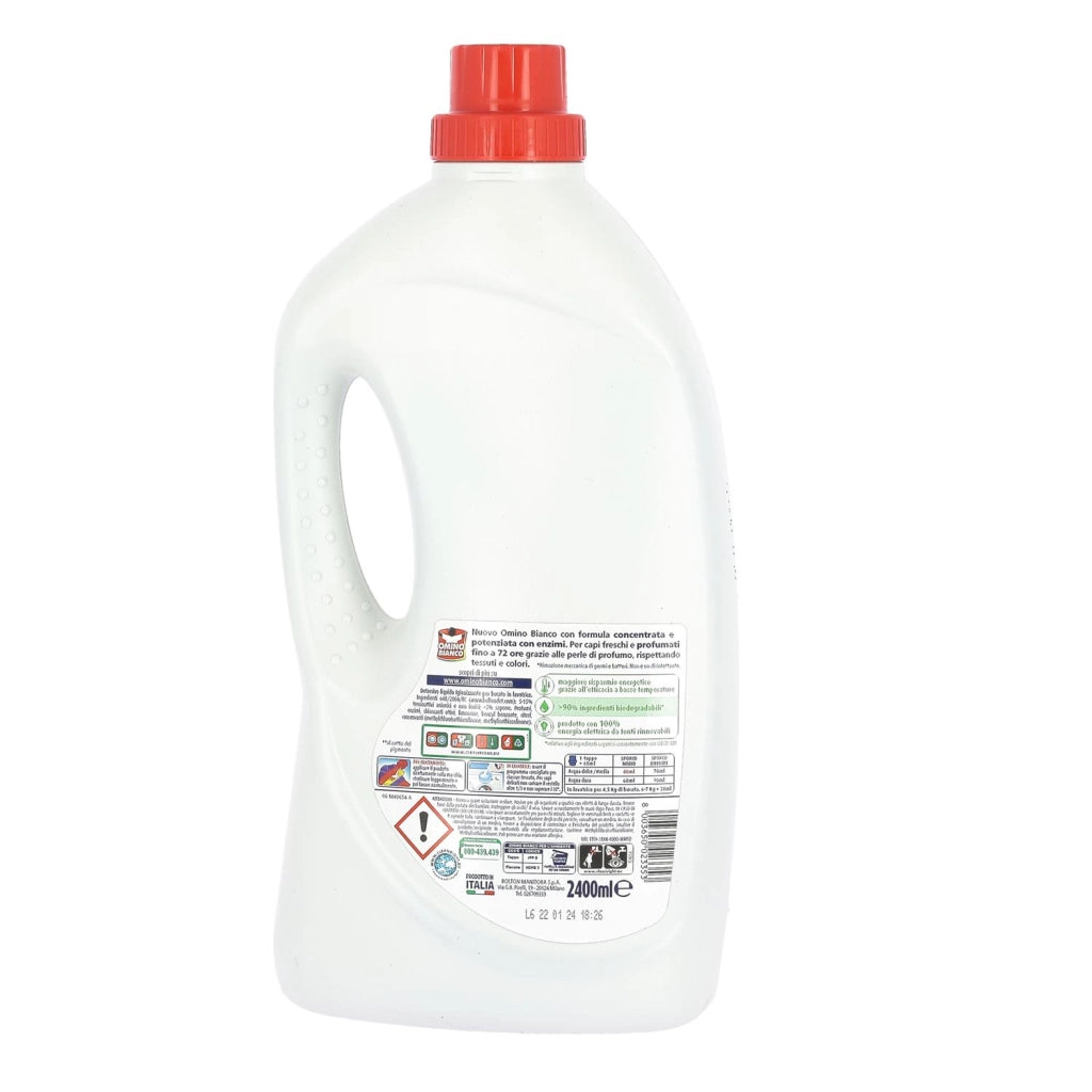 OMINO BIANCO DETERSIVO DA 2,4LT 60 LAVAGGI FORMATO IGIENIZZANTE