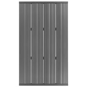 Doccia da giardino a pavimento in PVC nero design moderno