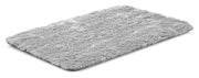 AIO FACTORY 50x70 cm Tappetino per cuccia per cani Shaggy Grigio chiaro Impermeabile