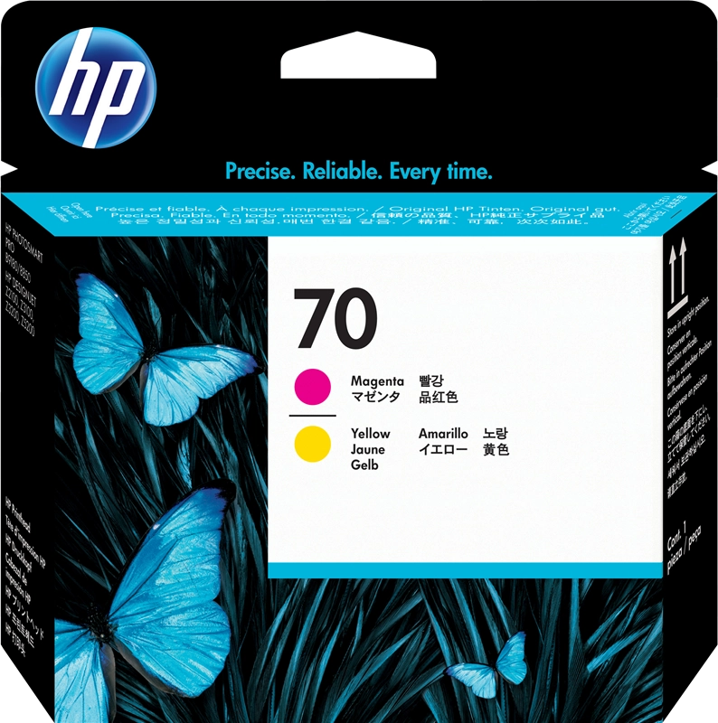 HP Testina di stampa magenta e giallo DesignJet 70