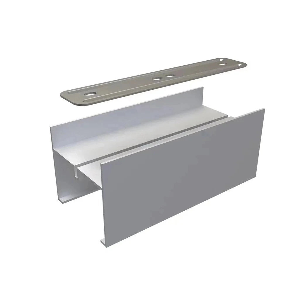 Trade Shop - Connettore Lineare Prolunga Per Lampadario Plafoniera Ll57-120c-3c In Alluminio Ll57-d -