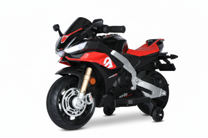 Moto Elettrica per Bambini 12V con Licenza Aprilia RSIV Small Nera