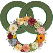 Steekschuim Ronde Krans 30 cm - Duurzaam Fenolschuim per Fiori - Ideale Opzione per Feste e Regali - Adatto per Attività di Lusso e Decorazioni