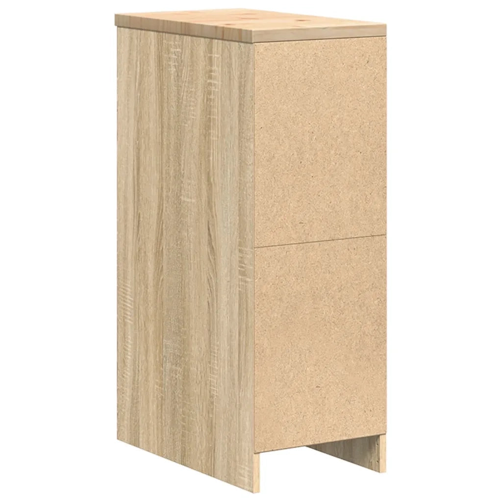 Armadietto da Garage Rovere Sonoma 30x51x85 cm