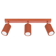 Plafoniera barra rossa ocra 45cm 3xGU10 GRAVIO PureLume