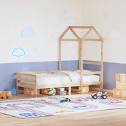 Dormeuse con Tetto 80x200 cm in Legno Massello di Pino 3282188