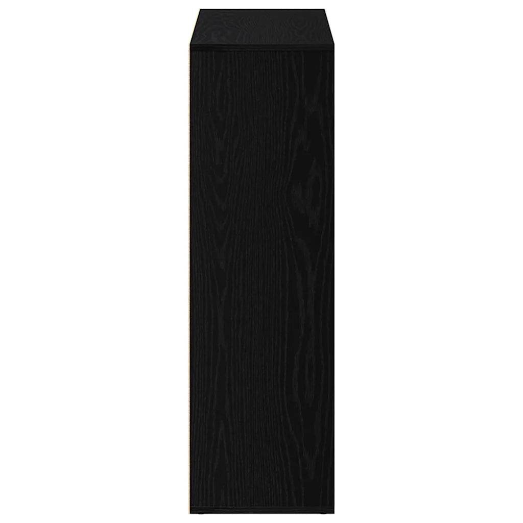Mobile libreria Rovere Nero 98x29x97,5 cm in Legno Multistrato 862472