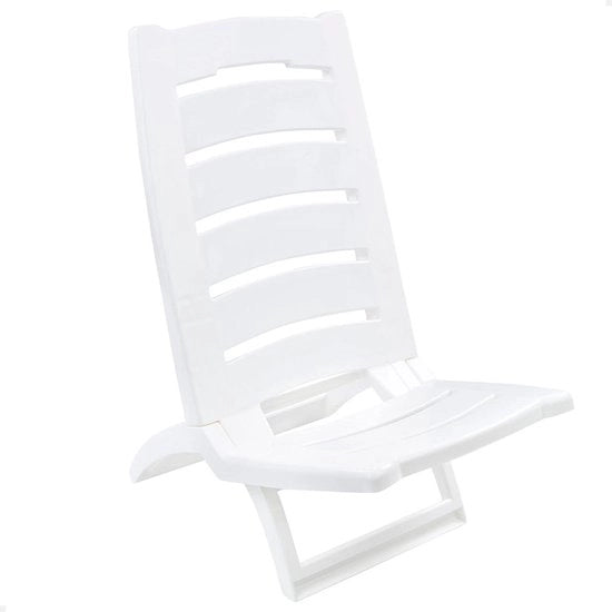 Sedile da campeggio con schienale regolabile - bianco - supporto lombare regolabile - per campeggio 

Modello: AK Sport