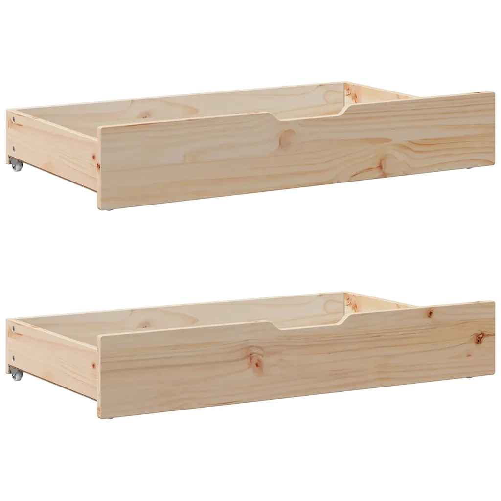 Letto senza Materasso 75x190 cm in Legno Massello Pino 3301773