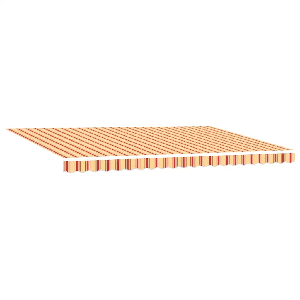 Tenda Retrattile Gialla e Bianca 4,5x3 m in Tessuto e Alluminio 3154559