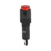 Indicatore di segnale industriale LED rosso 220V Ø 8mm Breckner Germany