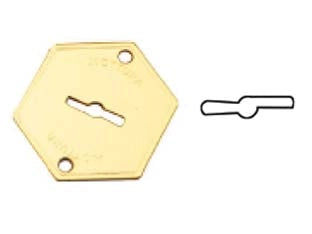 MOSTRINA ESTERNA IN OTTONE 95215  mm.52x64 (95215000C1)    MOTTURA