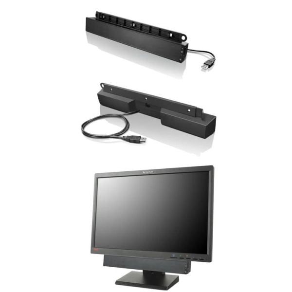Lenovo usb soundbar nero 2.0 canali 2,5 w - 0A36190