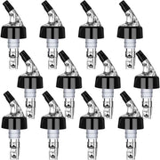 Misuratore automatico per alcol, dispensatore per alcolici, set di dispensatori per alcolici, barista per casa, dispensatore per vino, 30 ml (trasparente, confezione da 12)