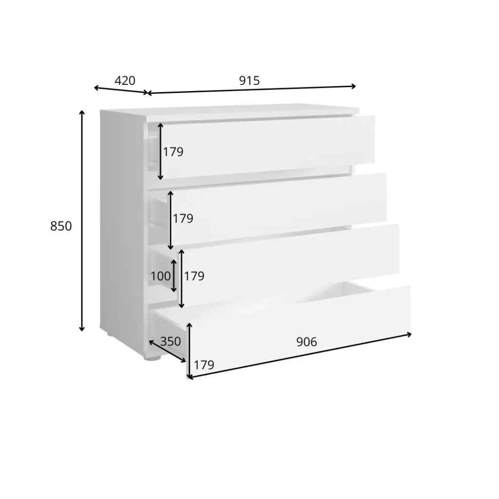 Camera completa VELTIS - Letto 160x200 LED con doghe + armadio + cassettiera + comodini - Rovere Wellington