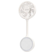 Ventilatore portatile a 3 velocità con fissaggio magnetico e supporto Bianco Usams