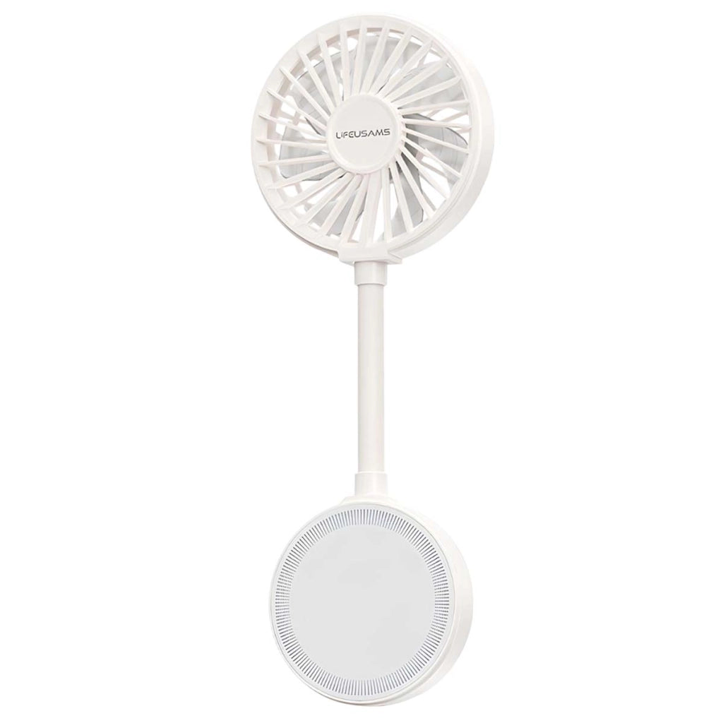 Ventilatore portatile a 3 velocità con fissaggio magnetico e supporto Bianco Usams