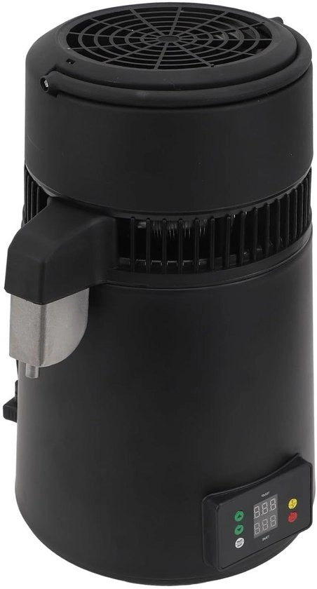 Destillatore Acqua 4L per Uso Domestico | Acciaio Inox | Vetro | Acqua Destillata Salubre | Automatico | 2 Impostazioni di Temperatura