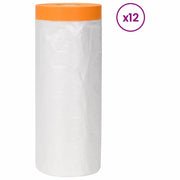 Telo per polvere con nastro adesivo 12 pz 270 x 1600 cm HDPE CFW3087842