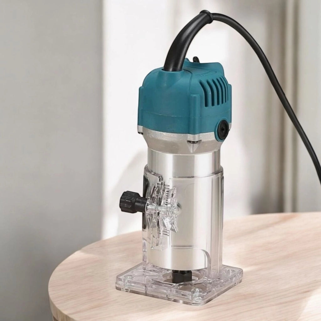Fresatrice Verticale Elettrica 950W 6MM Rifilatore fresa per Legno Trimmer VP10801