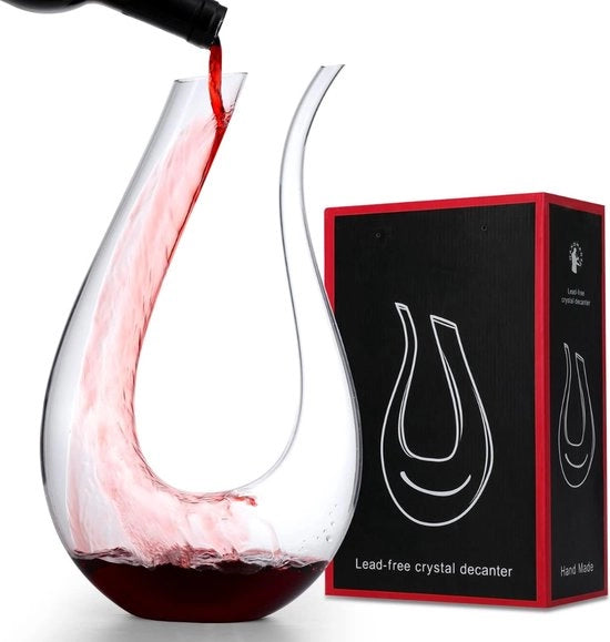 Caraffa da vino - U forma - 1,5L - Deposito vino - Regalo