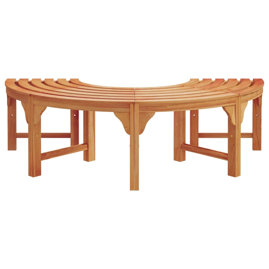 Panchina per Alberi 2 pcs Naturale 160 x 80 x 45cm 3324835