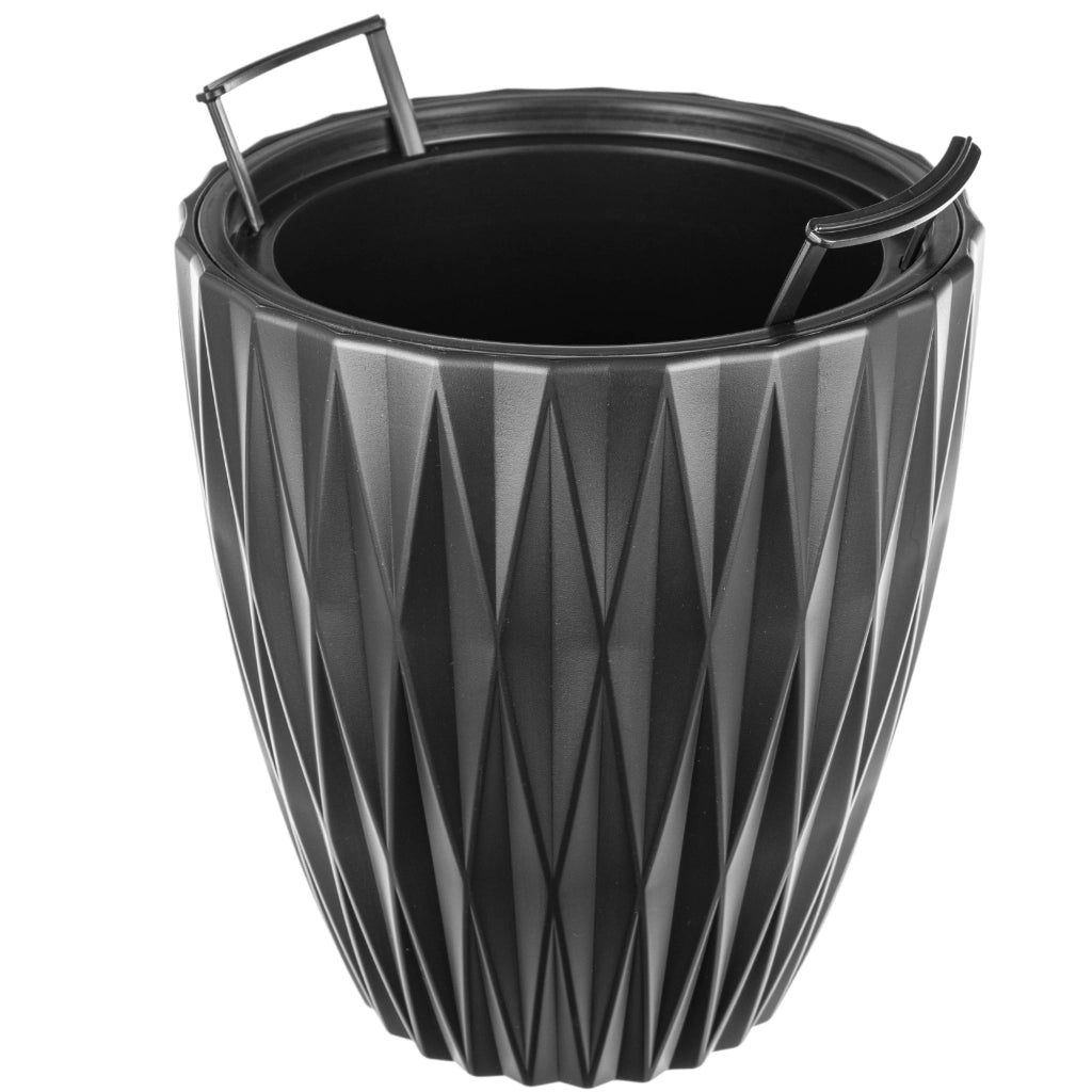 KADAX Doniczka Caro 25 czarna 5770-084 K16582