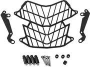 Protezione Luce Anteriore per Moto - Compatibile con Ya-ma-ha Tenere 700 dal 2019 - Installazione Facile - 3 Pezzi/Set - Nero - Protezione Luce Anteriore