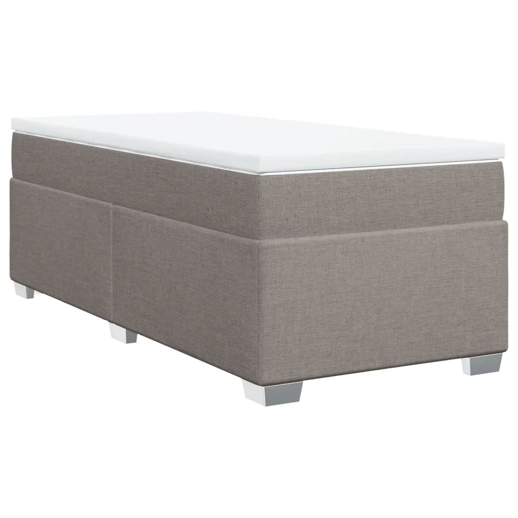 Giroletto a Molle con Materasso Tortora 90x200 cm inTessuto 3285106