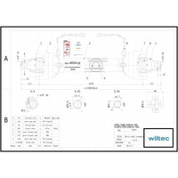 Albero cardanico T5 Giunto cardanico 1800-1980mm 620Nm 540rpm Cardano 54kW (74CV) 2x 1 3/8" 6 denti