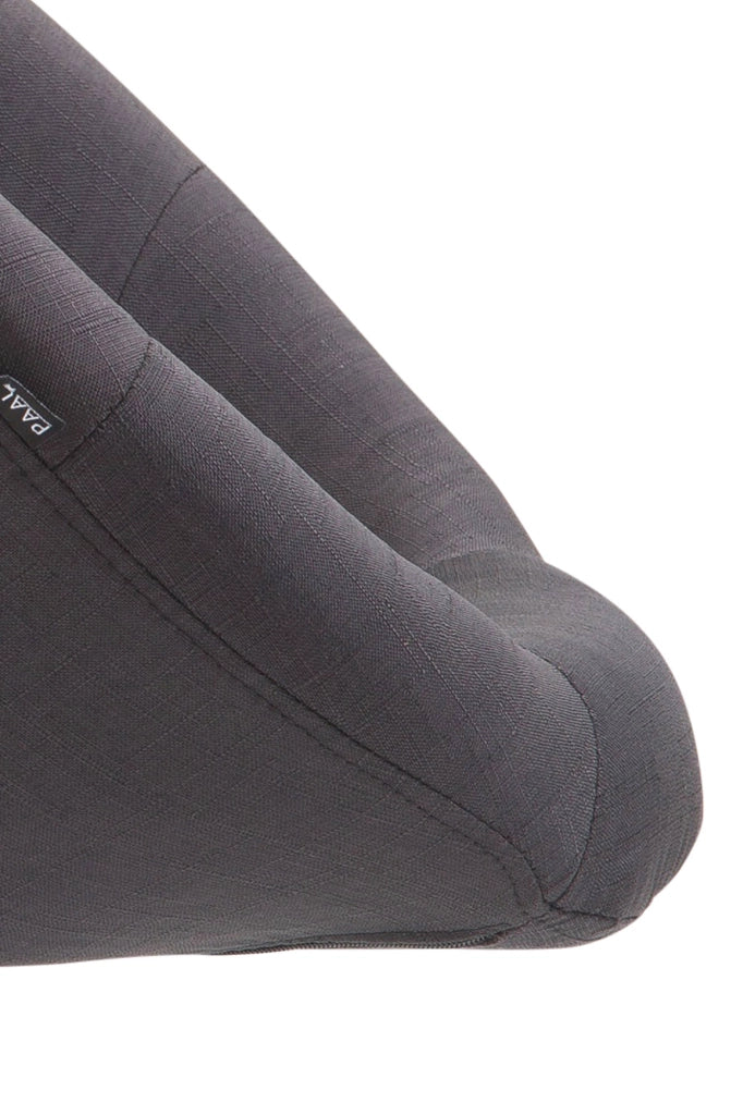 Sgabello da bar London V2 in tessuto grigio scuro,nero
