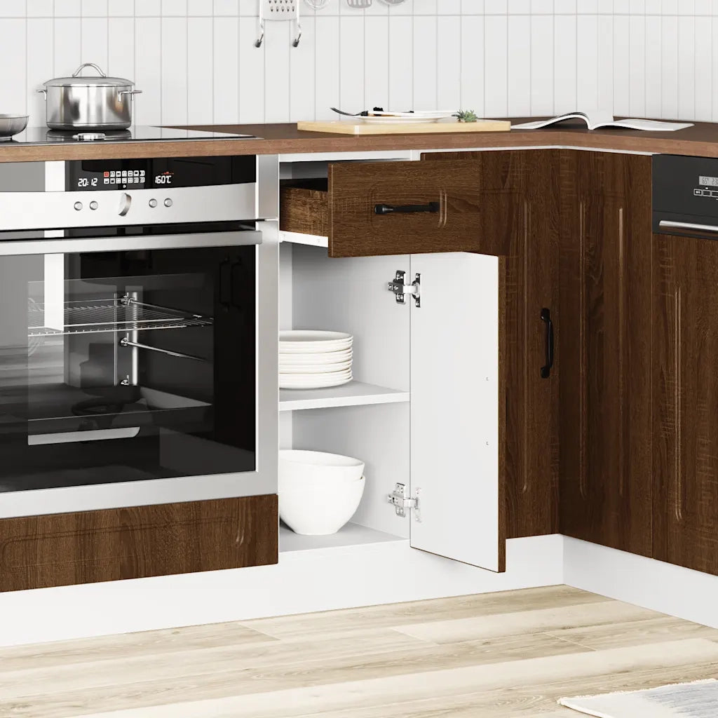 Base da Cucina Porto Rovere Marrone in Legno Multistrato